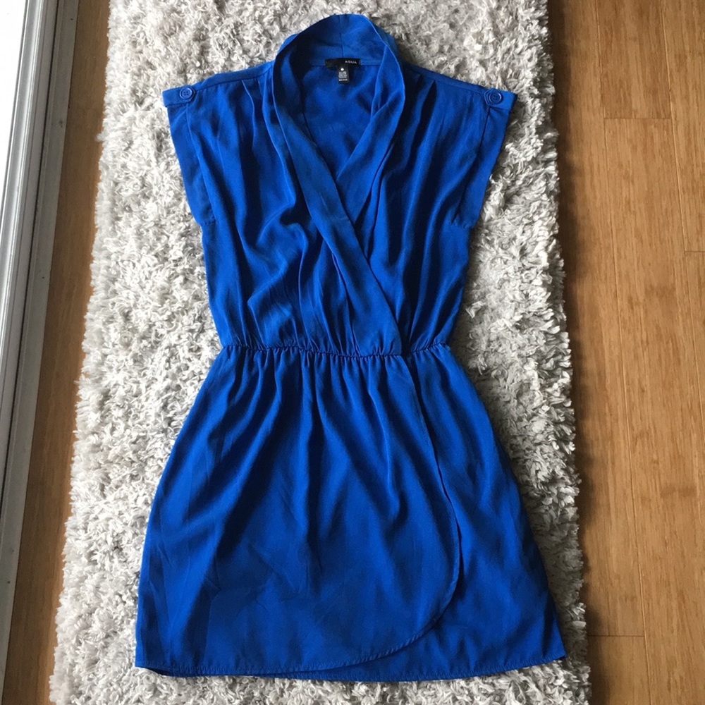 AQUA Royal Blue Dress